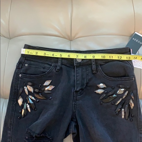 Guess Women’s Embellished Sexy Curve Skinny Jeans - Picture 6 of 8